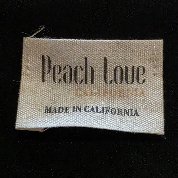 Peach Love CA Rust Animal Print Ruffle Mini Dress Long Sleeve Size M USA - Picture 6 of 7